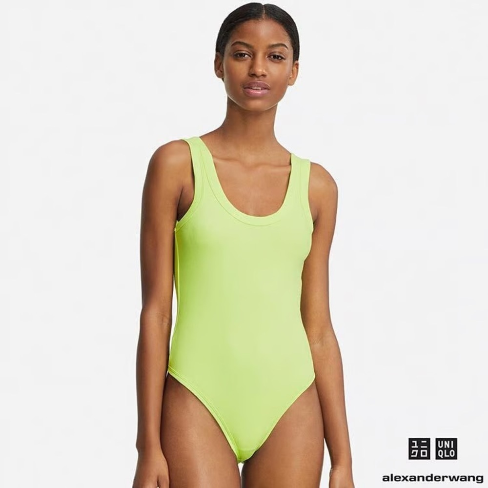 Uniqlo Green Bodysuit Top